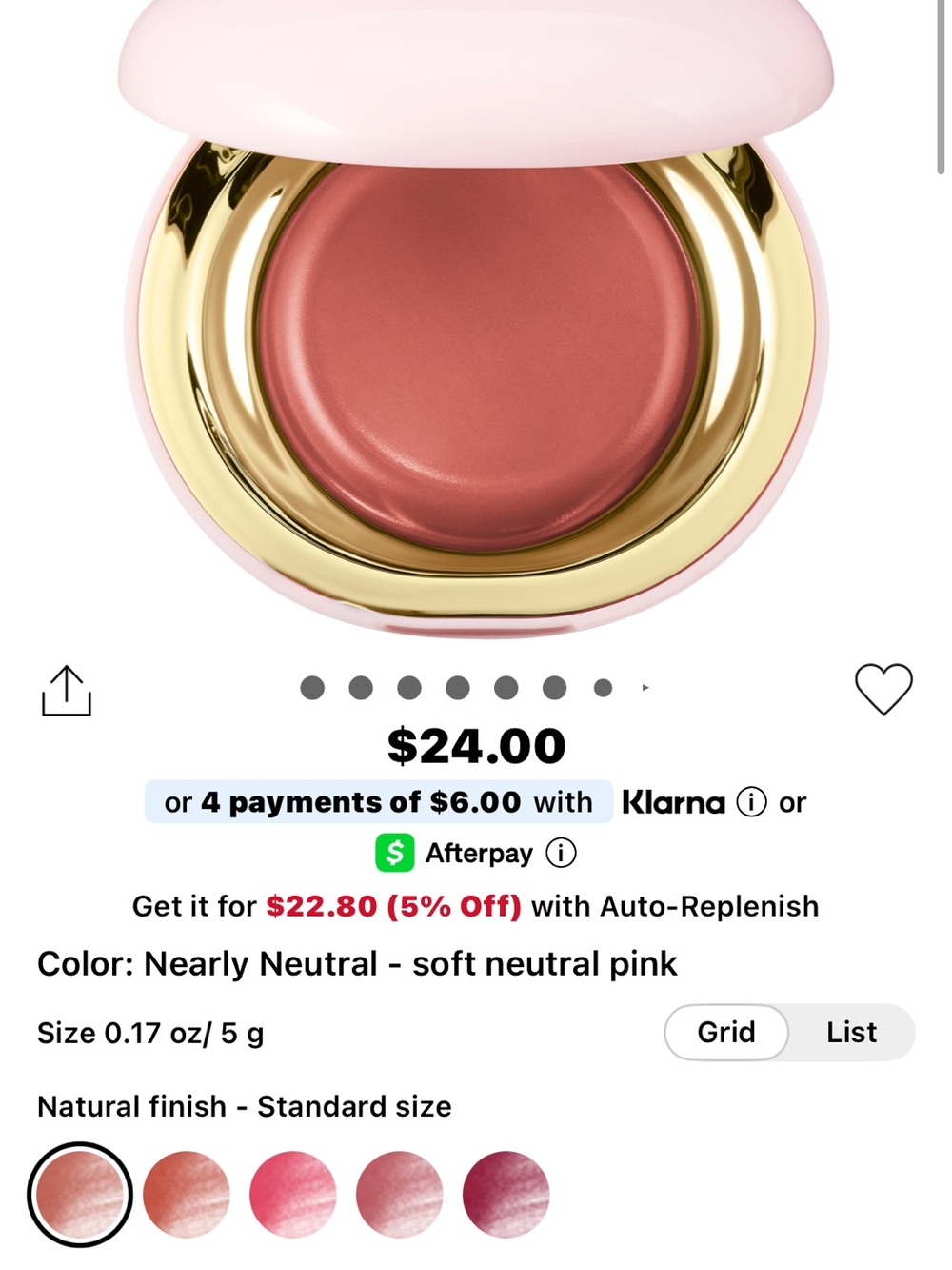 Rare Beauty Melting Blush Nearly Neutral